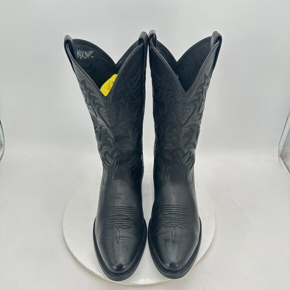 Ariat Heritage Men Size 9EE 34770 Black Leather Pull On Western Cowboy Boot - Picture 3 of 12